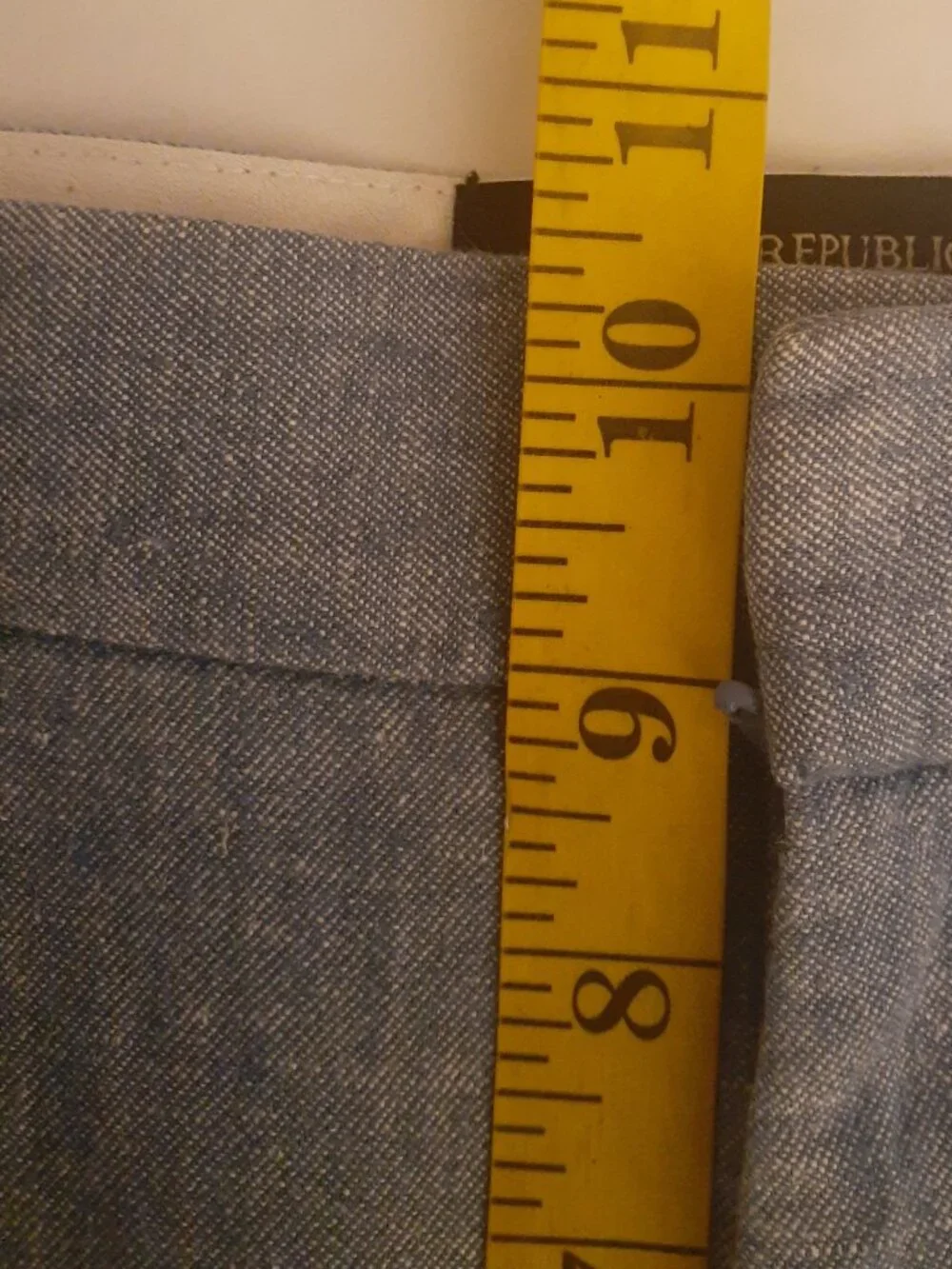 Banana Republic Linen Blend Cropped Trouser